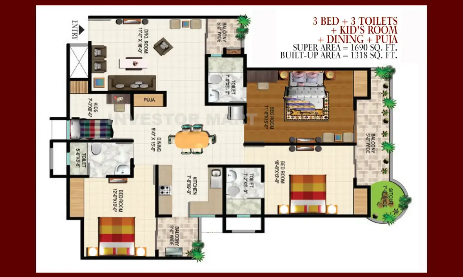 Grand Ajnara Heritage floor plan